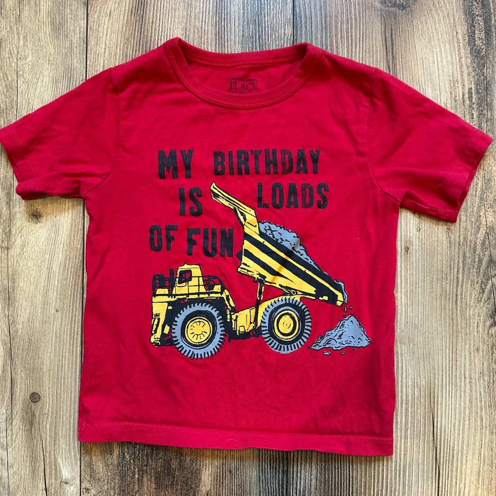 The Children's Place Red Birthday T-Shirt